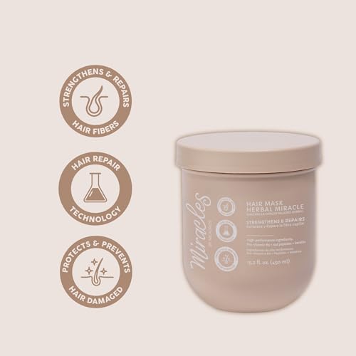 Miracles By Milagros Intensive Repair Hair Mask – Keratin & Oat Peptide Treatment