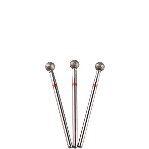 3pcs 5mm Diamond Nail Drill Bits for Cuticle Cleaning - MZCMSL