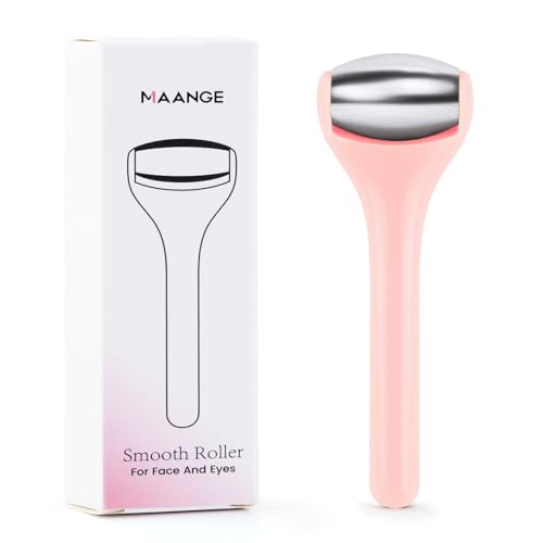 MAANGE Mini Stainless Steel Eye & Face Roller for Puffiness Relief