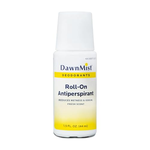 DawnMist Roll-On Antiperspirant & Deodorant, Fresh Scent, Travel Size (3-Pack)