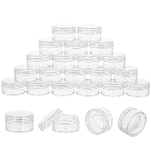 GOLACKY 10g Sample Containers - 20 Pack Leak-Proof Jars with Lids