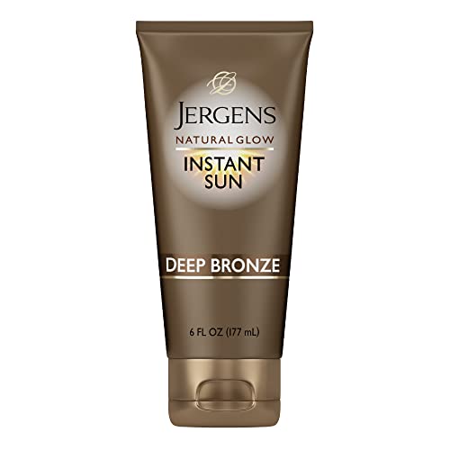 Jergens Natural Glow Instant Tanning Moisturizer, Deep Bronze - 6 fl oz