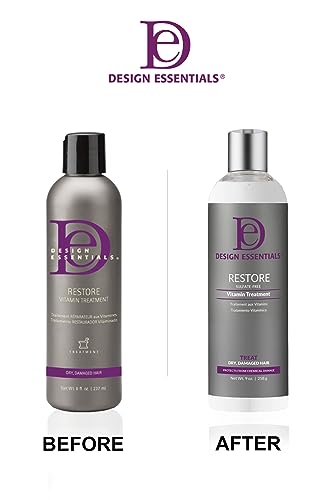 Design Essentials Vitamin Hair Treatment for Dry Damaged Hair 8 fl oz