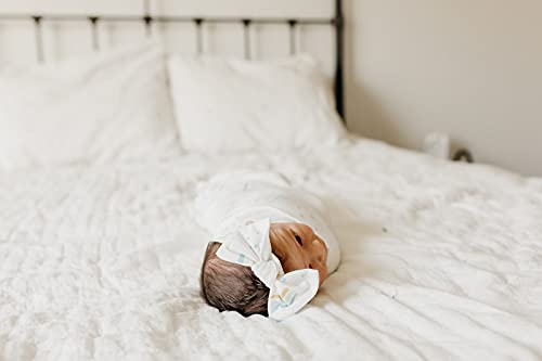 Copper Pearl Skye Baby Bow Headband - Soft & Stretchy Hair Accessory