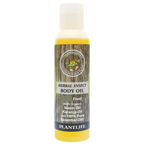 Plantlife Herbal Neem Body Oil - Hydrating & Non-Greasy, 4 oz