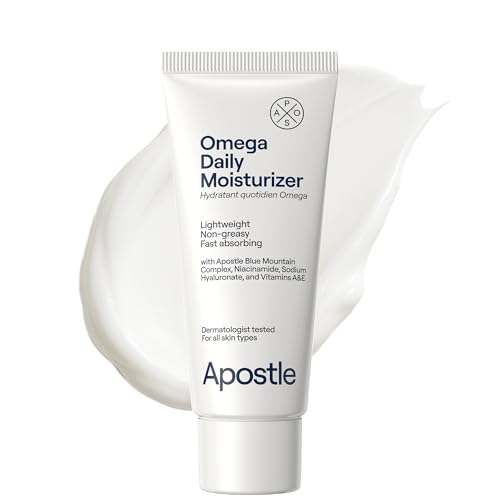 APOSTLE Omega Daily Hydrating Facial Moisturizer for Men 0.68oz - Travel Size