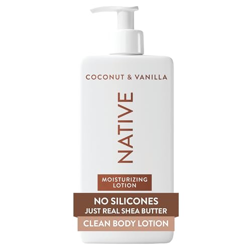 Native Coconut & Vanilla Body Lotion - 48-Hour Hydration for Dry Skin, 16.5 fl oz