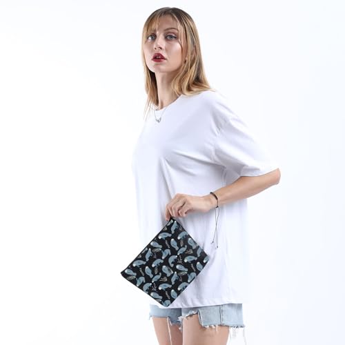 Manatee Cosmetic Makeup Bag - Waterproof Animal Print for Travel