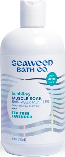 Seaweed Bath Co. Bubbling Muscle Soak - Tea Tree Lavender, 12oz