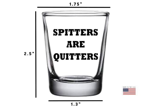 Funny Sarcastic Shot Glass - 1.5 Ounce Gift for Friends & Coworkers