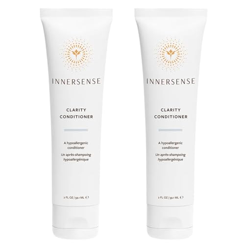 INNERSENSE Organic Beauty Clarity Conditioner 2oz 2-Pack for Sensitive Hair & Scalp