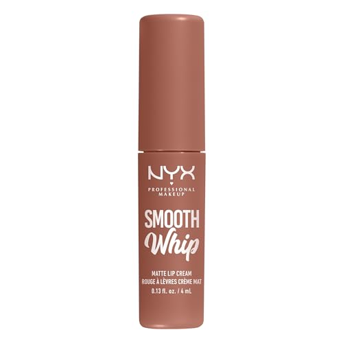 NYX Smooth Whip Matte Lip Cream - Long Lasting Vegan Liquid Lipstick in Pancake Stacks