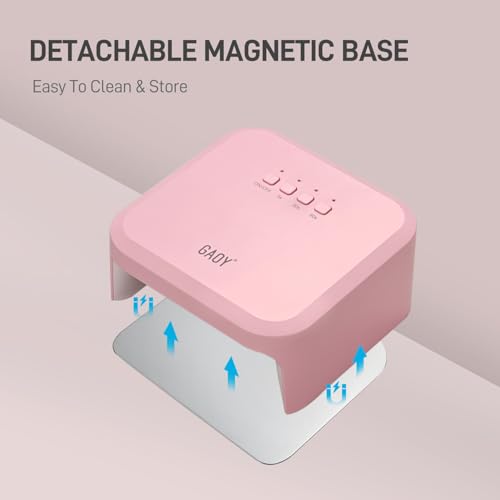 GAOY Pink Fast Curing Nail Lamp with Infrared Sensor & 3 Timers