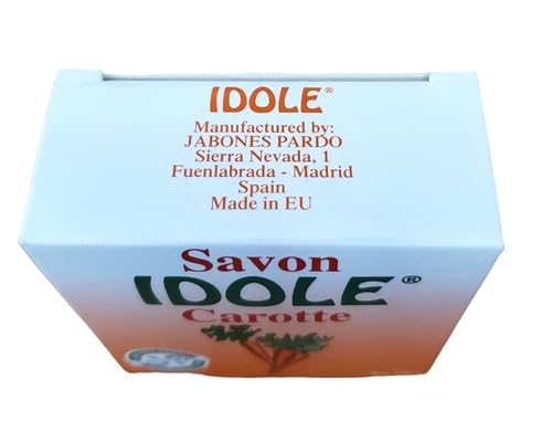 Idole Carrot Soap 100g with B-Carotene for Smooth Skin