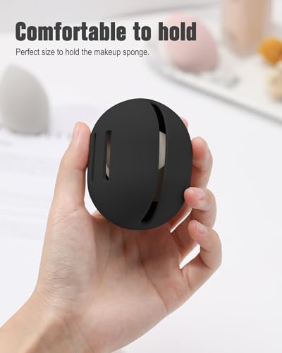FERYES Silicone Makeup Sponge Holder – Eco-Friendly Travel Case