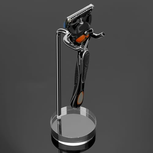 Linkidea Stainless Steel Razor Stand with Weighted Base - Fits Most Razors