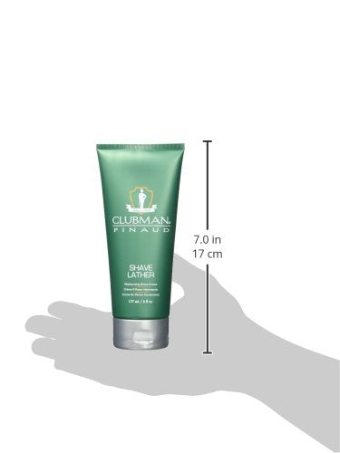 Clubman Pinaud Shaving Cream for Men - Moisturizing Lather, 6 oz