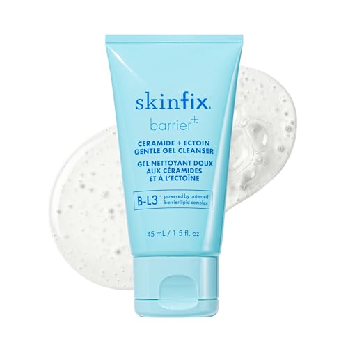 Skinfix Ceramide + Ectoin Gentle Gel Cleanser Mini 1.5 oz - Vegan, Hydrating, Makeup & SPF Remover