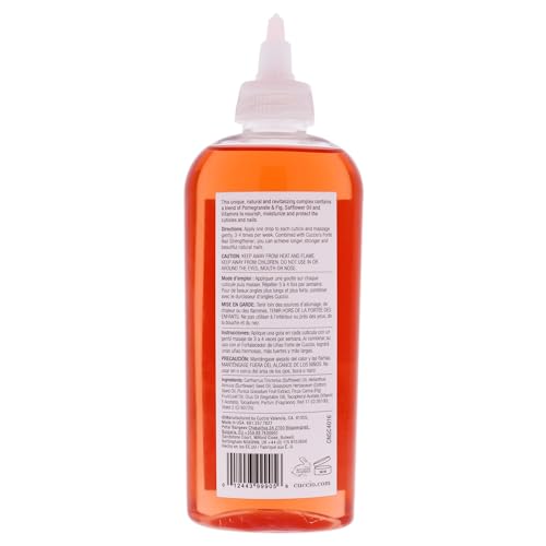 Cuccio Naturale Pomegranate & Fig Revitalizing Cuticle Oil 8 Oz - Hydrating, Nourishing, Paraben-Free