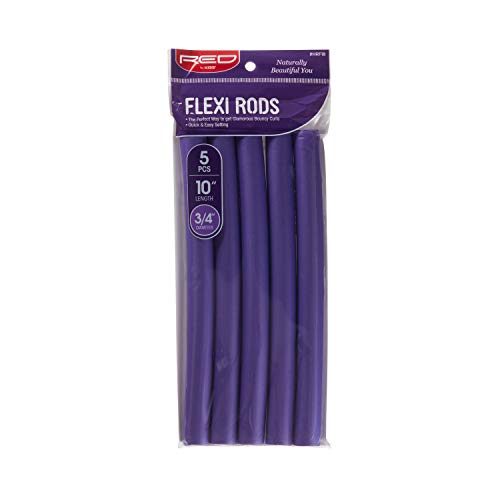 Red by Kiss Flexi Rods - Heatless Hair Curler for Bouncy Curls & Waves