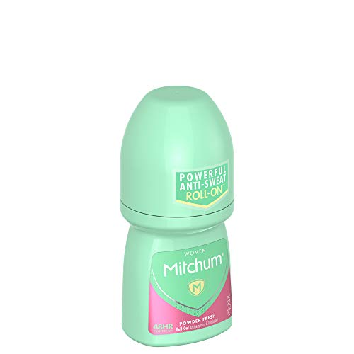 Mitchum Women Antiperspirant Roll-On Deodorant, Powder Fresh, 3-Pack