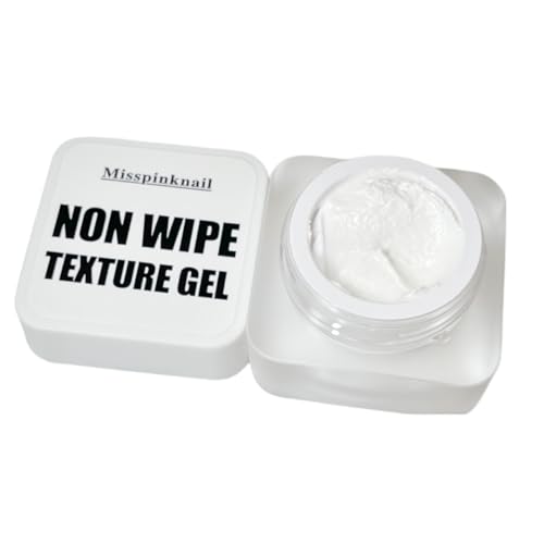 Non-Wipe Mirror Gel for Nail Art 6g - 3D Sand Texture & Embossed Painting