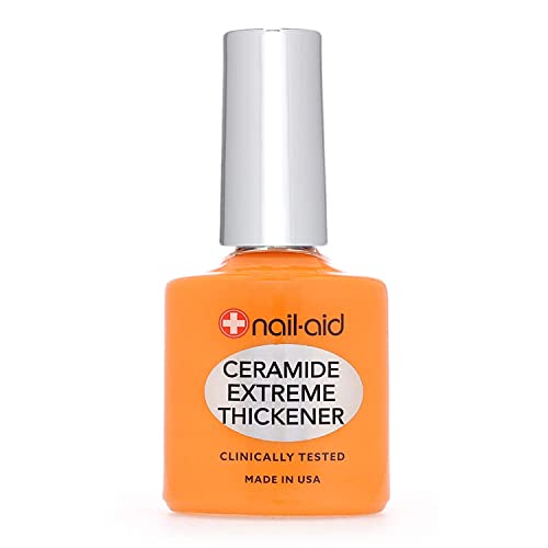 Nail-Aid Ceramide Extreme Thickener & Gel Top Coat, 2 Count