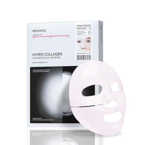 MEDIHEAL Collagen Mask Pack of 4 - Hydrating, Firming & Elasticity Care