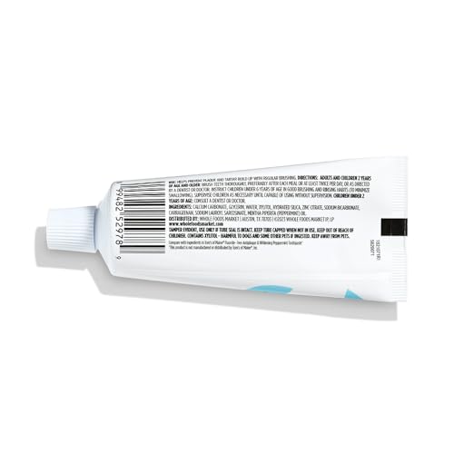 Fluoride-Free Travel Toothpaste - Mint Flavor, 3 oz (Pack of 2)