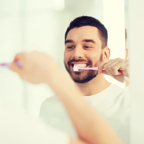 360-Degree Spherical Toothbrush for Sensitive Teeth - 2 Pack Pink