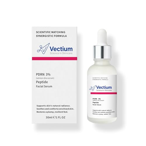 Vectium Salmon DNA Facial Serum with Peptides - Hydrating & Soothing for All Skin Types, 30ml