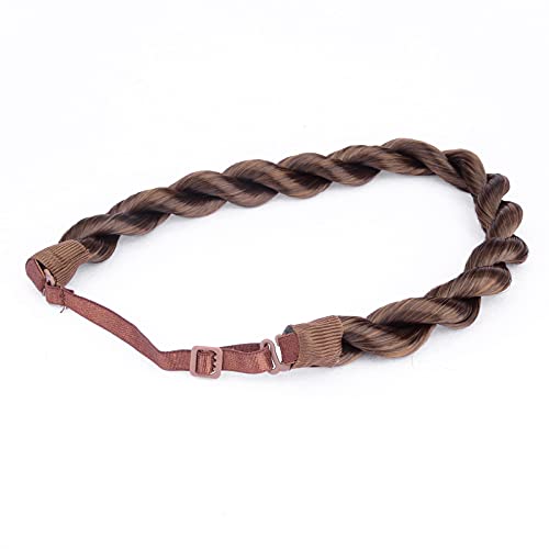 Auburn Synthetic Hair Braided Headband Hairpiece for Women & Girls