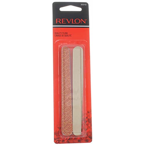 Revlon Nail File Sets - Dual-Sided Emory Boards, 10 Pack, Salon Quality