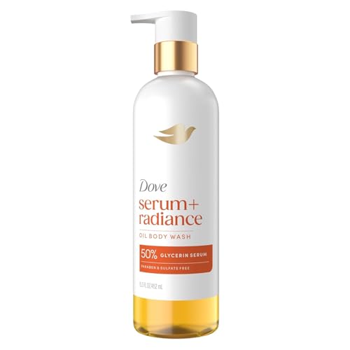 Dove Radiance Shower Oil Body Wash with Glycerin, 15.3 fl oz