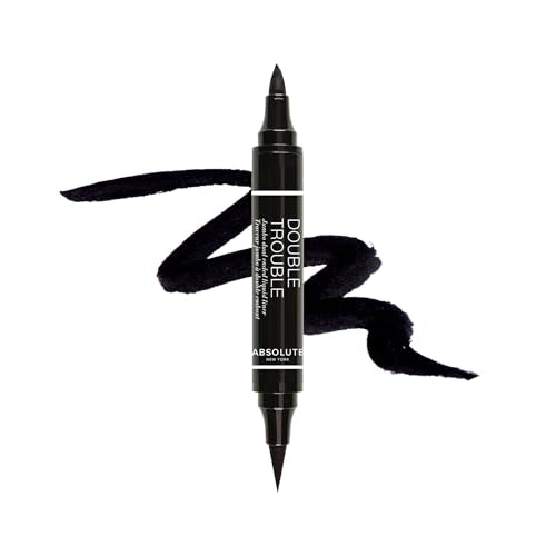 Absolute New York Double Trouble Double-Ended Eyeliner - Precision Felt Tip
