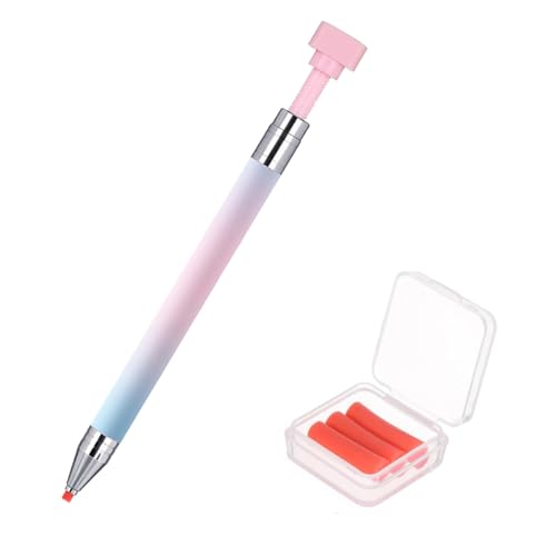 Professional Rhinestone Picker Tool with 3 Wax Refills for Nail Art