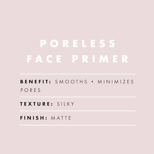 e.l.f. Poreless Face Primer - Lightweight, Smooth Finish, Vegan, 1.01 Fl Oz