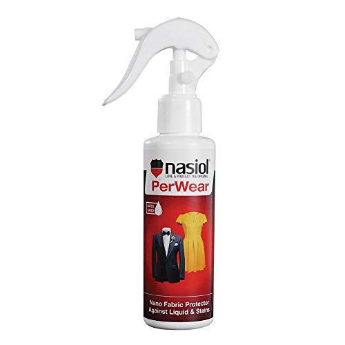 Nasiol PerWear Nano Fabric Protector Spray - Liquid Shield for Cotton, Satin, Polyester