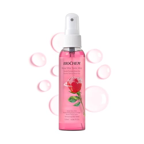 BIOCHEM Rosa Vita Tonic Mist 3-in-1 Rose Water Facial Spray - Hydrating & Refreshing
