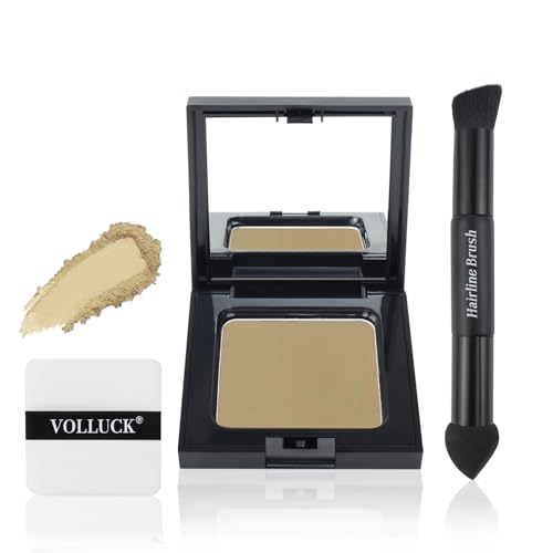 VOLLUCK Medium Blonde Root Touch Up Powder - 0.42 Ounce for All Hair Types