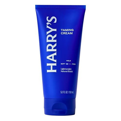 Harry's Taming Hair Cream for Men - 5.1 oz | Soft Hold & Natural Finish