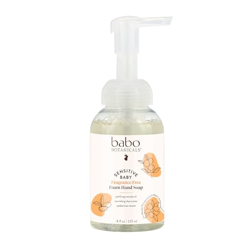 Babo Botanicals Fragrance-Free Foaming Hand Soap for Sensitive Skin
