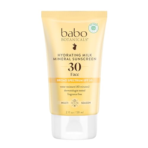 Babo Botanicals Mineral Face Sunscreen SPF 30 for Sensitive Skin