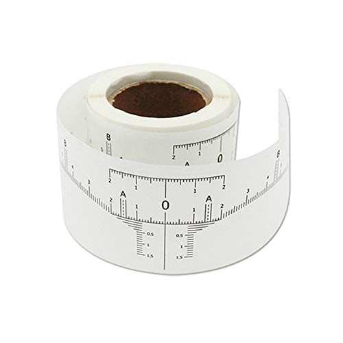 Disposable Eyebrow Ruler Stickers for Microblading - 50 Pcs