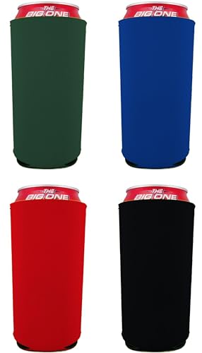 24 oz Neoprene Can Coolie Variety Pack - Collapsible & Insulated
