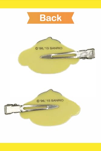 SanrioOriginal Pompompurin Hair Clip with Cherry Blossom Card