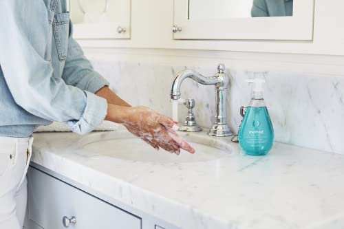 Method Gel Hand Soap, Waterfall Scent, Biodegradable, 12 oz (2-Pack)
