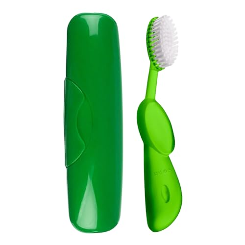 RADIUS Big Brush Toothbrush with Case - BPA Free, ADA Accepted