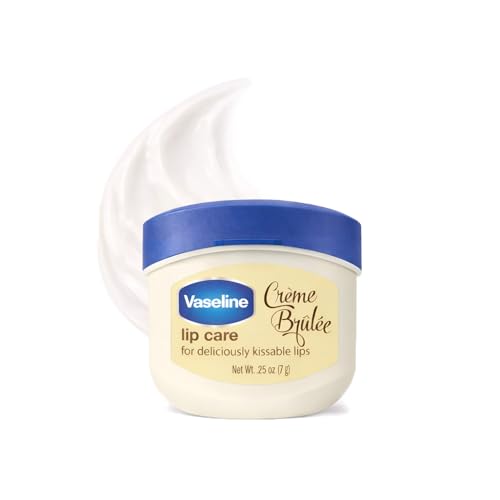 Vaseline Lip Therapy Creme Brulee 0.25oz Pack of 3 - Moisturizing Lip Balm
