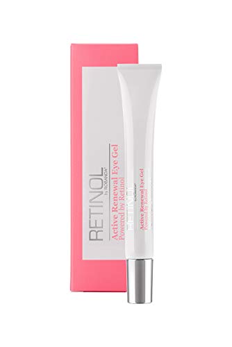 Robanda Retinol Eye Gel for Dark Circles & Puffiness - Anti-Aging Under Eye Treatment